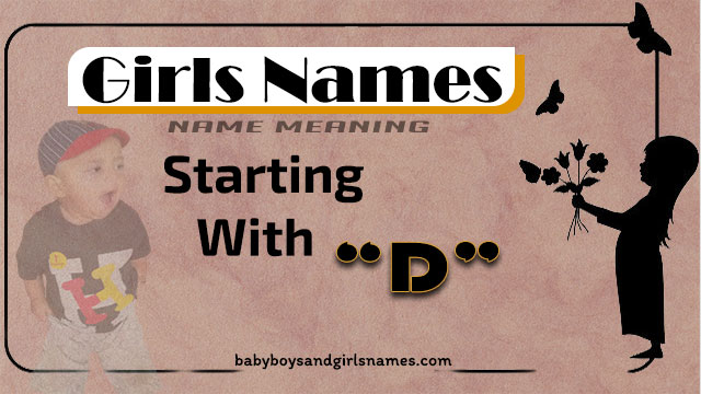 Girls names starting with D