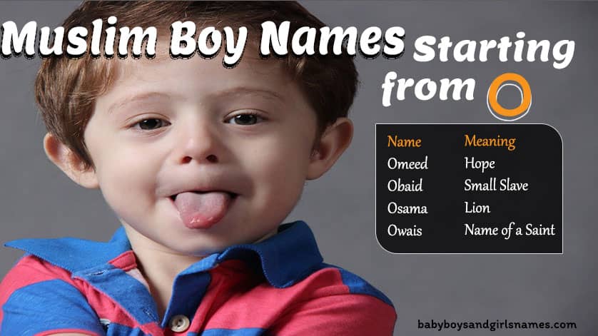 muslim boy names starting with o