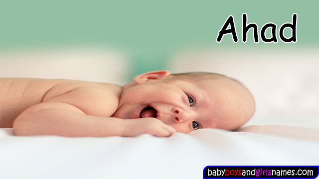 baby boy images and name Ahad