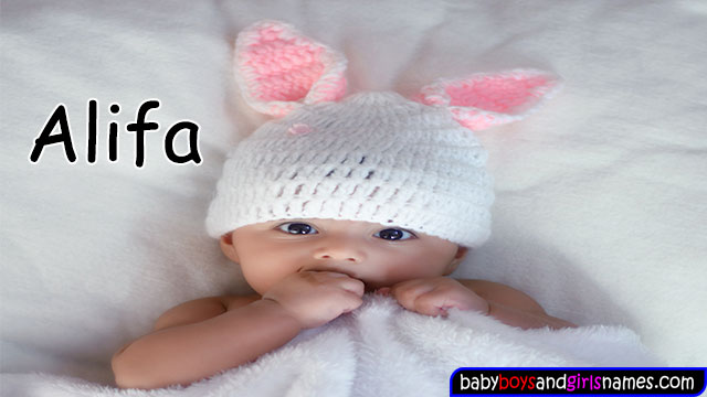 baby girl images and name Alifa