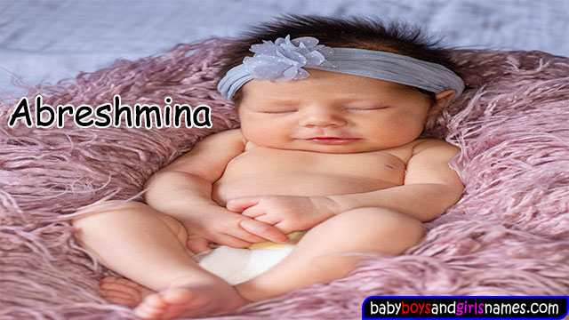 baby girl images and name Abreshmina