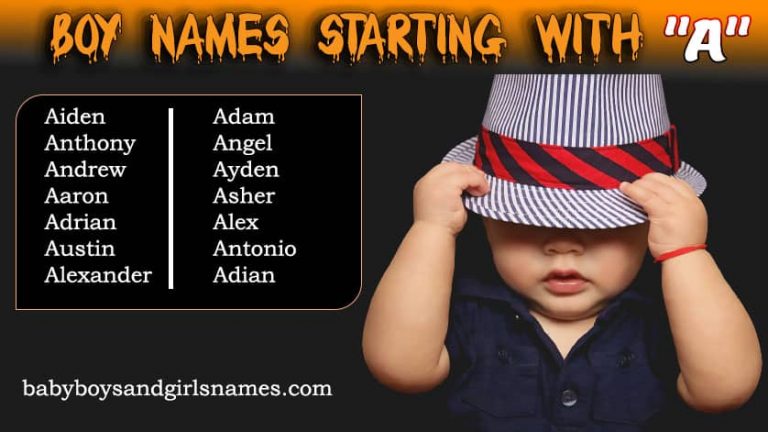 boy names starting with a