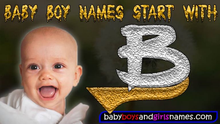 boy names that start with b