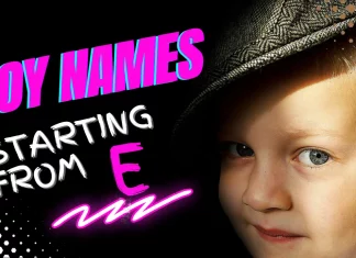 boy names that start with e