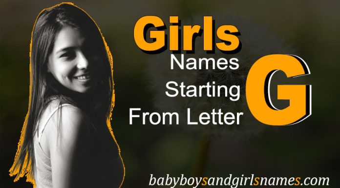 girl names that start with g