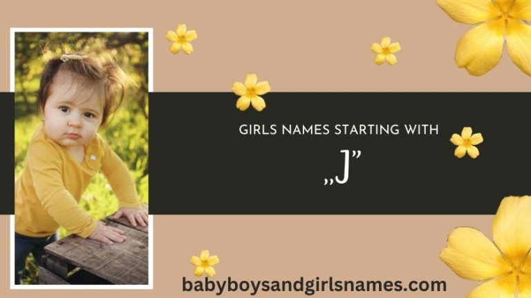 baby names with j girl