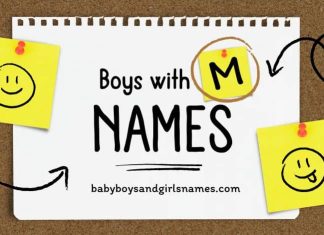 boy names start with m