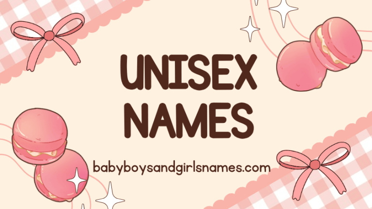 unique unisex names