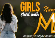 girl names that start with m