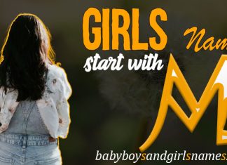 girl names that start with m