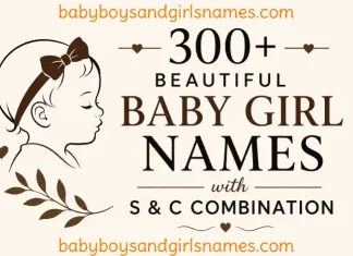 300+ Beautiful Baby Girl Names with S and C Combination (Unique, Modern & Meaningful Choices) baby girl names with s and c combination