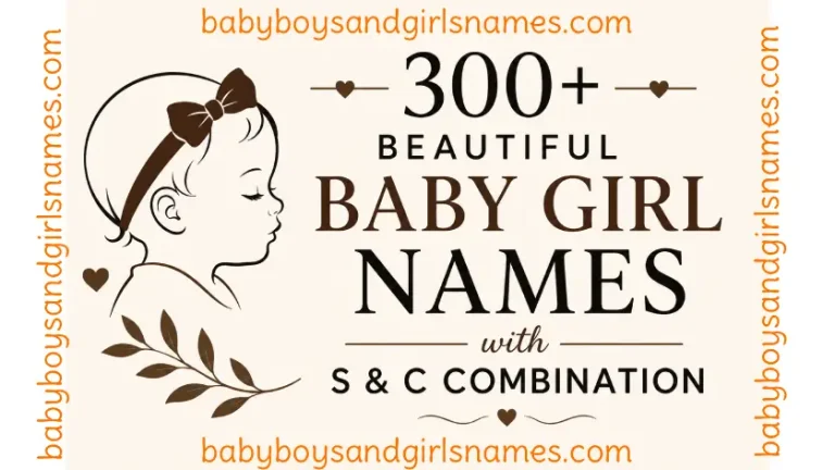baby girl names with s and c combination